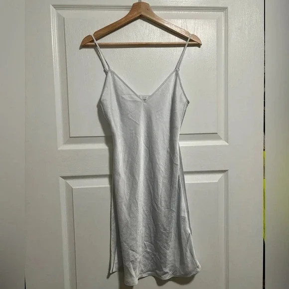 WILFRED Only Satin Slip Mini Dress - Picture 5 of 9